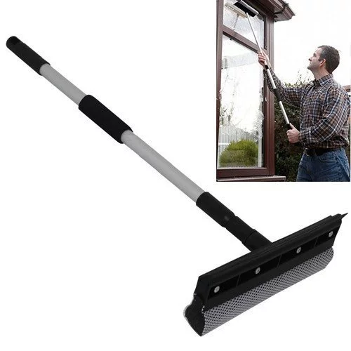 1.4m Telescopic Window Cleaner Sponge and Squeegee