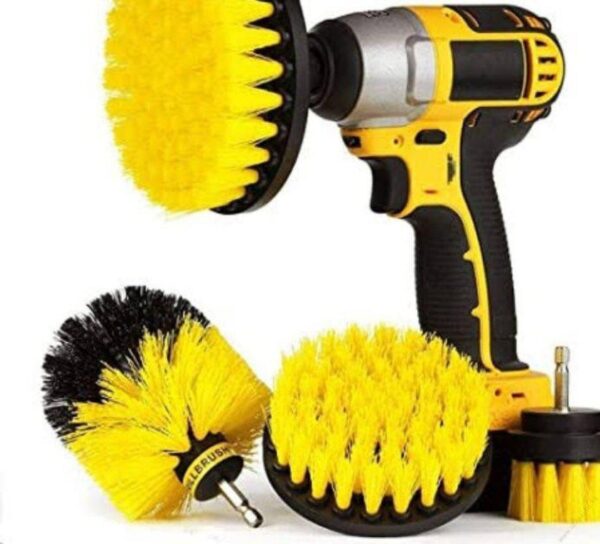 Hire Cleaning Brushes (6) + Rechargeable 21V Makita Cordless Drill Kit