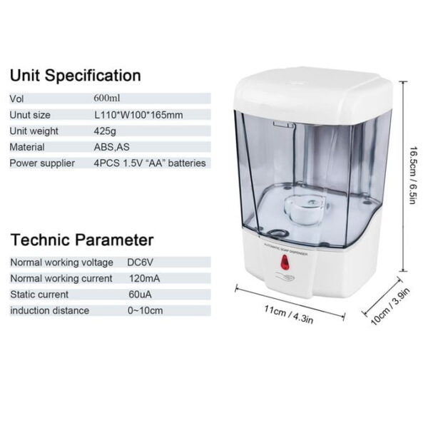 Automatic Soap Dispenser 7