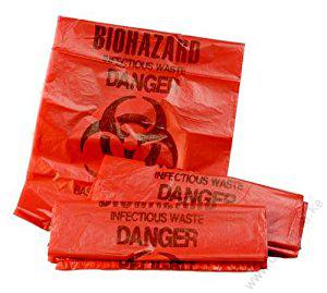 Bio Hazard Waste Disposal Bags 36x50inch Yellow 50pcs - Extra Extra Large