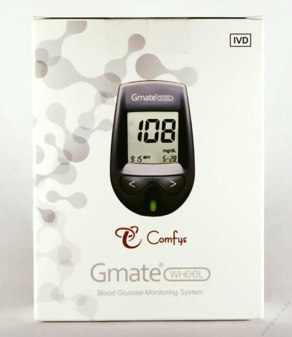 50 Comfys Gmate Strips + 110 Lancets + Glucometer