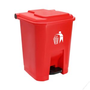 Pedal Garbage Bin Red 30L