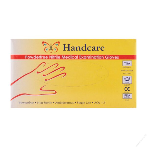 Powderfree Nitrile Medical Examination Gloves - Handcare