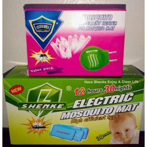 Shenke Mosquito Repellent Heater for Mosquito Mats And Mats - 30 Mats