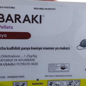 Baraki Pellets Rodenticide 10g  x 50